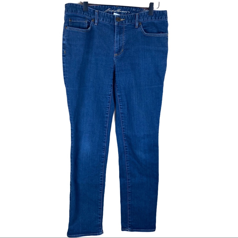 Eddie Bauer Truly Straight Leg Jeans 12